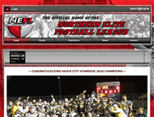 Tablet Screenshot of northernelitefootball.com